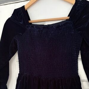 Janie and Jack Navy Blue girls jumpsuit